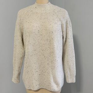 Christopher & Banks Cozy Cream Knit Sweater SZXL